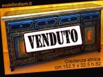 Credenza indiana stretta mobile-stretto-dipinto-indiano