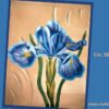 quadro-floreale-iris-blu