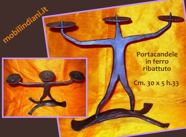 portacandele-ferro.ribattuto portacandele-ferro.ribattuto