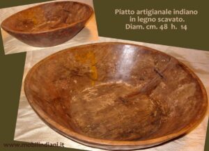 piatto-legno-scavato-india piatto-legno-scavato-india