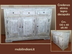 Credenza etnica bianca (CB-125)