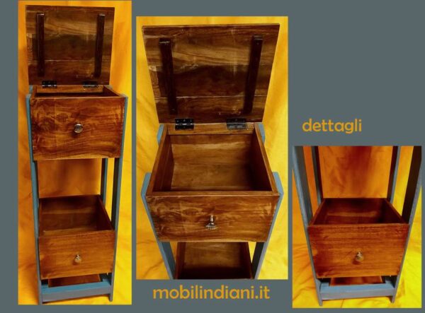 mobiletto-vintage-blu-dettagli