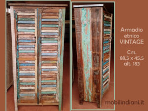 Armadio vintage etnico (AR-003)