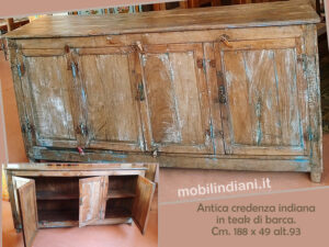 Credenza etnica quattro ante (CB-019)