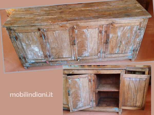 Credenza etnica quattro ante (CB-019)